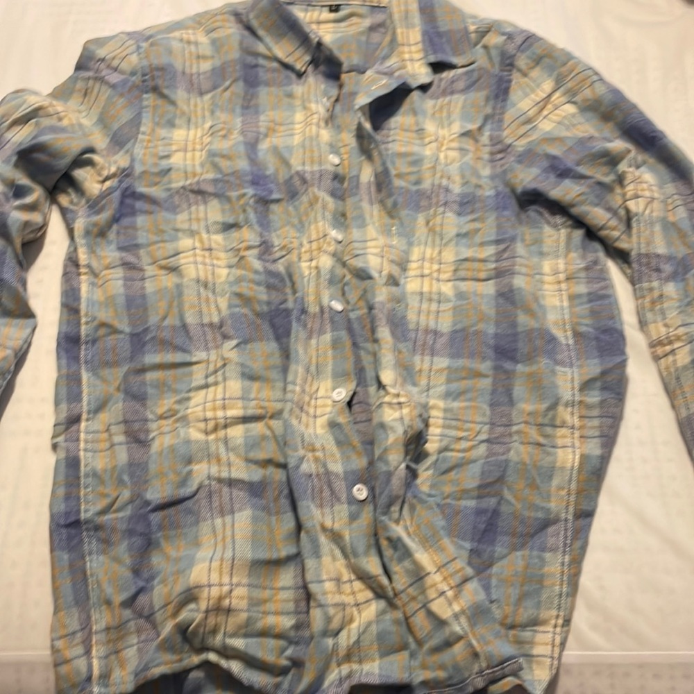 Blue flannel